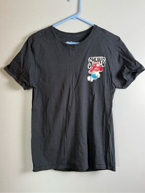 Smurfs Graphic Short Sleeve 100% Cotton Tee Shirt Mens Sz M